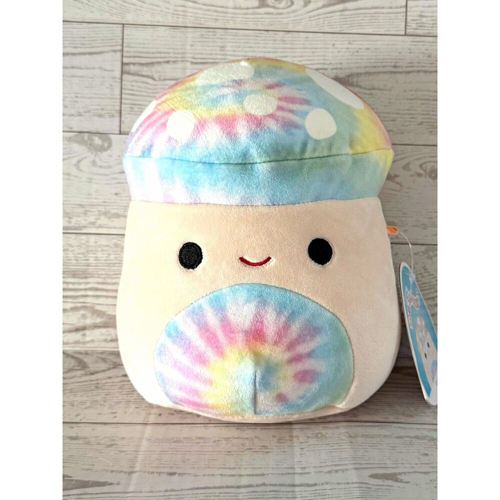Squishmallows Kervena 7” Tie Dye Mushroom Plush Toy HTF Collectible Plush NWT